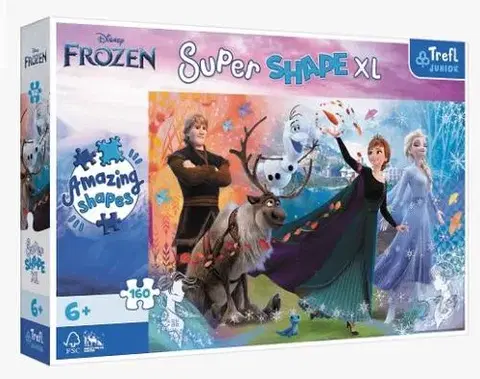 Od 100 dielikov Trefl Puzzle Disney Frozen 160 XL Super Shape Trefl