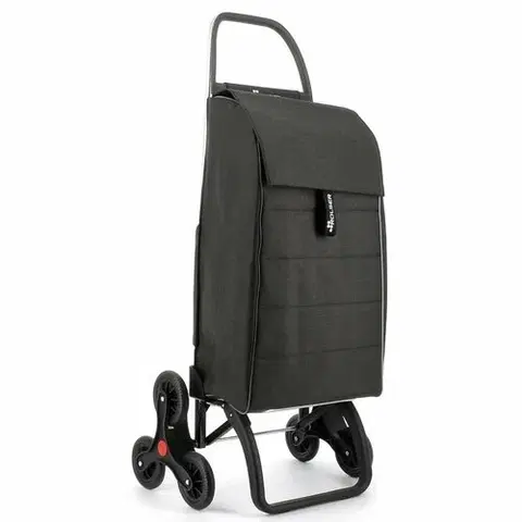 Nákupné tašky a košíky Rolser Nákupná taška na kolieskach Jolie Tweed RD6-2, čierna