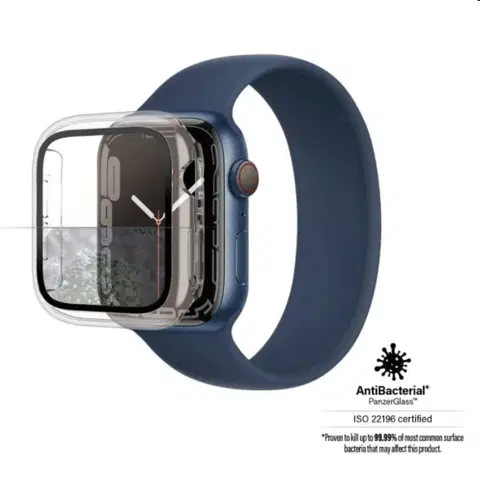 Príslušenstvo k wearables Ochranné temperované sklo PanzerGlass pre Apple Watch 7 45 mm, black