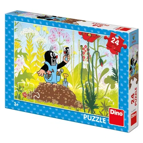 Do 49 dielikov Dino Toys Puzzle Krtko v nohavičkách 24 Dino
