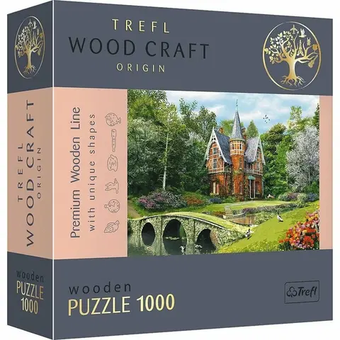 Hračky puzzle TREFL - Drevené puzzle 1000 - Viktoriánsky dom