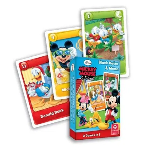 Hračky spoločenské hry - hracie karty a kasíno LAUKO - Karty Čierny Peter Mickey