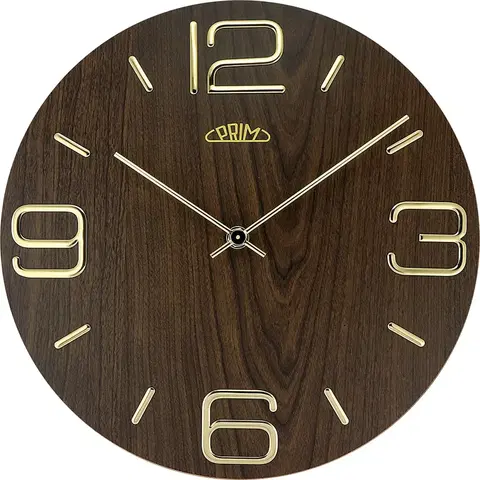 Hodiny Nástenné hodiny PRIM E01P.4084.54 Timber Noble, 30 cm