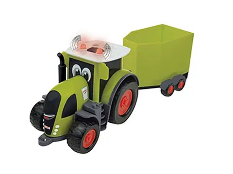 Hračky - dopravné stroje a traktory HAPPY PEOPLE - Traktor Claas Axion 870 + prepravník