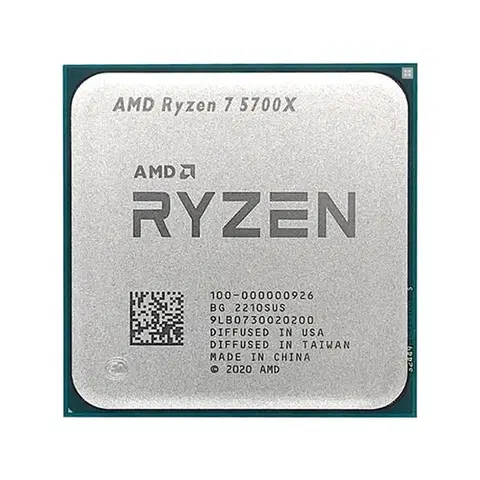 Procesory AMD Ryzen 7 5700X (až do 4,6GHz  36MB  105W  no VGA  SocAM4) tray, bez chladiča 100-000000926