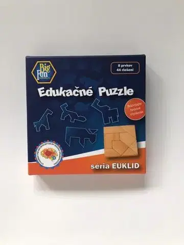 Edukačné puzzle Big Fun Republic Drevené edukačné puzzle - séria Euklid