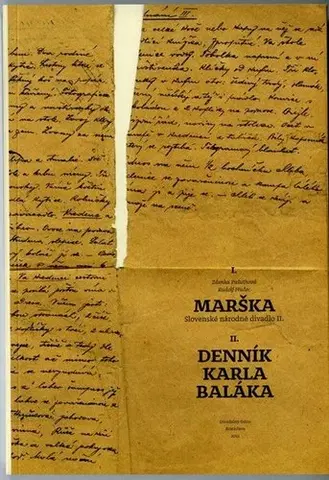 Divadlo - teória, história,... Marška - Denník Karla Baláka - Zdenka Pašuthová,Rudolf Hudec