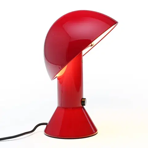 Lampy na nočný stolík Martinelli Luce Martinelli Luce Elmetto – stolná lampa, rubínovo