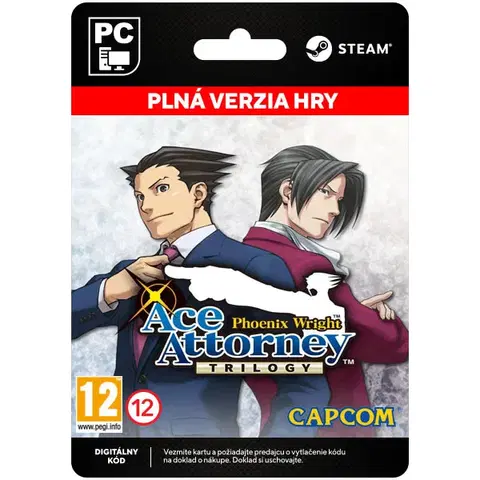 Hry na PC Phoenix Wright: Ace Attorney Trilogy [Steam]