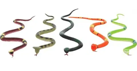 Hračky - figprky zvierat LAMPS - Sada hadov v sáčku 5ks