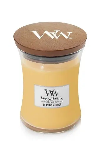 Stredná sviečka WoodWick WoodWick sviečka stredná Seaside Mimosa