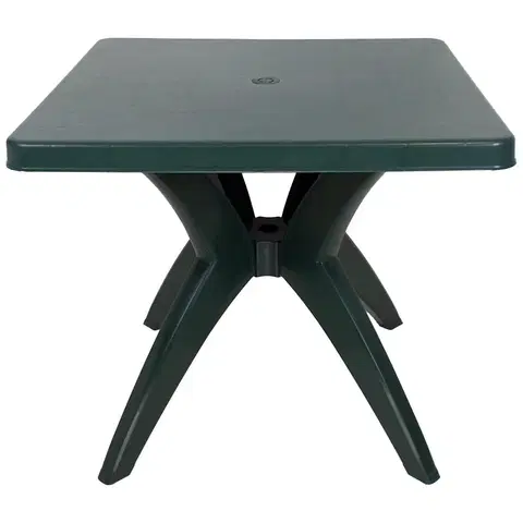 Záhradné stoly Stôl Dol 80x80 zelená