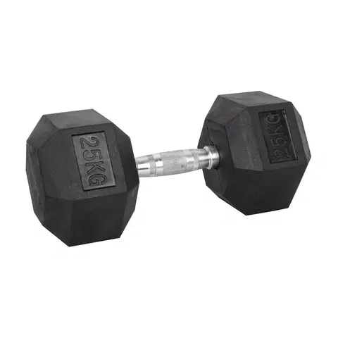 Činky Šesťhranná činka inSPORTline Hexsteel 25 kg