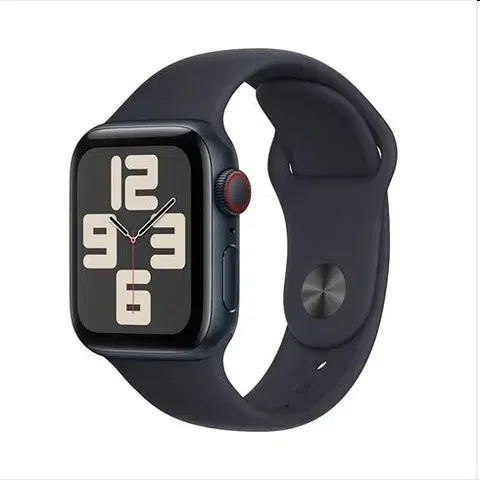 Inteligentné hodinky Apple Watch SE GPS + Cellular 40mm polnočná , hliníkové puzdro so športovým remienkom polnočná - ML MRGA3QCA