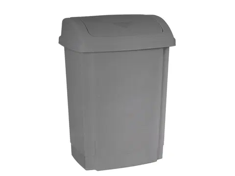 Odpadkové koše MAKRO - Kôš na smeti SWING 25l šedý