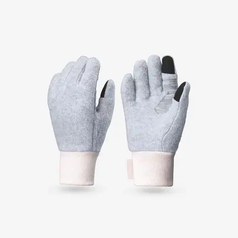 čiapky Detské fleecové turistické rukavice SH500 6-14 rokov