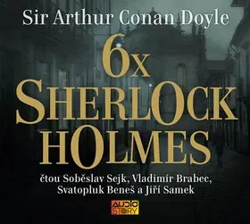 Detektívky, trilery, horory Audiostory 6x Sherlock Holmes - audiokniha