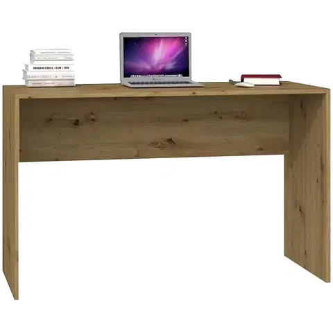 Moderné kancelárske stoly Písací stôl Plus Dub Artisan