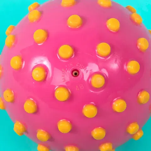 vodné športy Malá lopta do vody ružovo-žltá