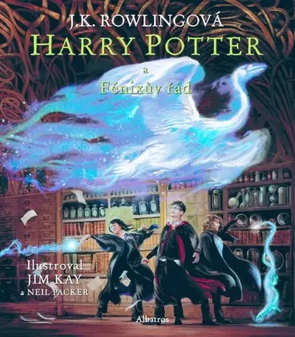 Fantasy, upíri Harry Potter a Fénixův řád - ilustrované vydání - J.K. Rowlingová,Jim Kay,Pavel Medek