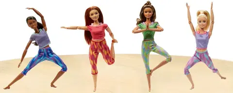 Hračky bábiky MATTEL - Barbie v pohybe 2021