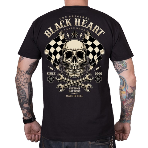 Pánske tričká Tričko BLACK HEART Starter čierna - 3XL