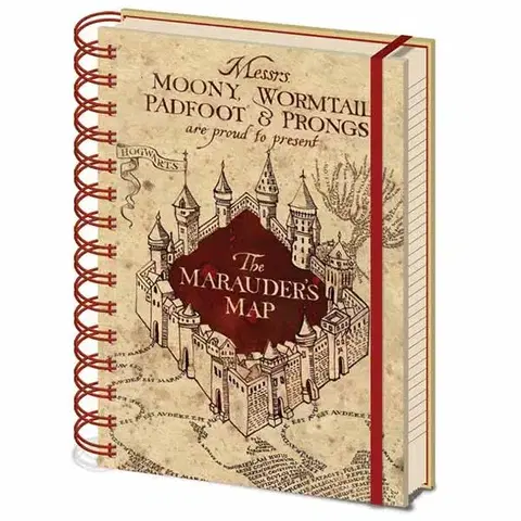 Knihy ZápisníkThe Marauders Map (Harry Potter)