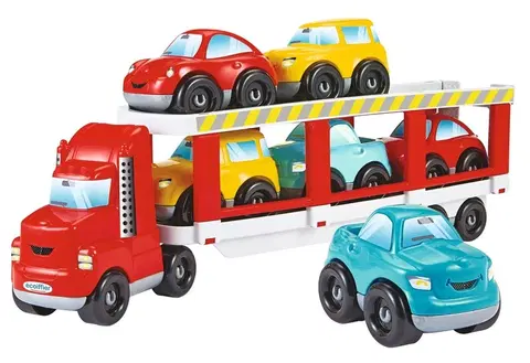 Hračky - autíčka ECOIFFIER - Abrick Transportér + 6 aut