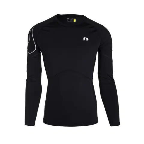 Pánske tričká Unisex bežecké kompresné tričko Newline ICONIC Compression LS Shirt XL