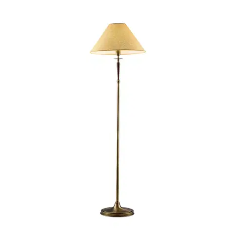 Stojacie lampy Avonni Stojacia lampa HLM-9009-1E s textilným tienidlom