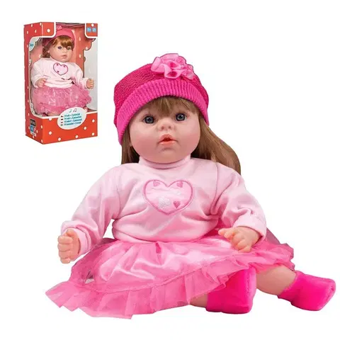 Hračky bábiky PLAYTO - Slovensky hovoriaca a spievajúca detská bábika Tina 46 cm