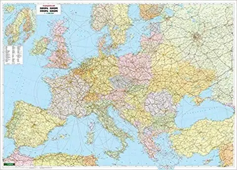 Európa Európa politická 1:3,5 mil. nástenná, lamino+lišta