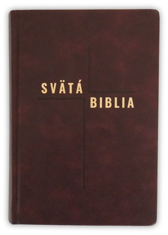 Biblie, biblistika Biblia, Roháčkov preklad 2022, rodinný formát, bordová, pevná väzba