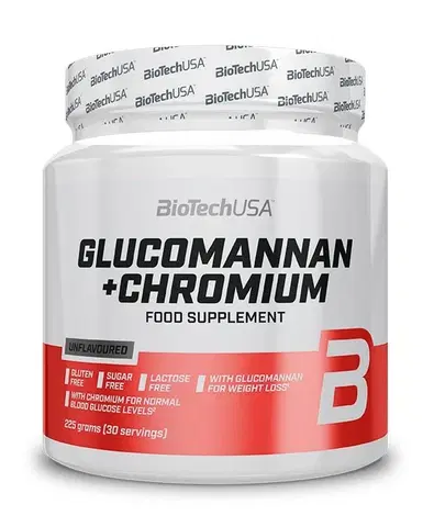 Komplexné spaľovače Glucomannan + Chromium - Biotech USA 225 g
