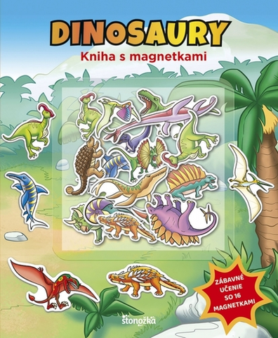 Leporelá, krabičky, puzzle knihy Kniha s magnetkami: Dinosaury