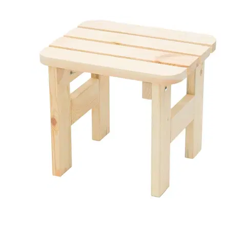 Kreslá DEOKORK Masívna drevená záhradná stolička z borovice drevo 22 mm