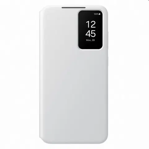 Puzdrá na mobilné telefóny Knižkové puzdro Smart View Wallet pre Samsung Galaxy S24 Plus, biela EF-ZS926CWEGWW
