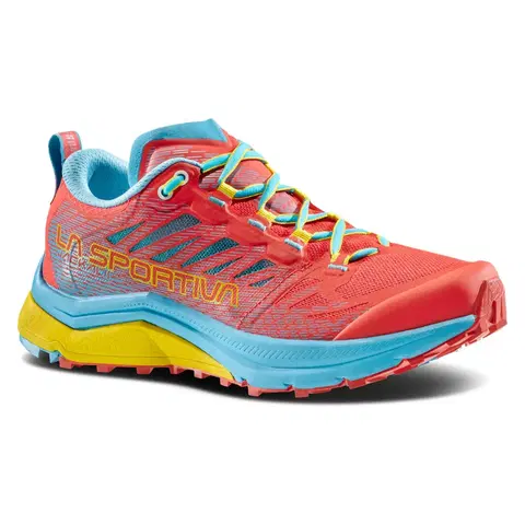 Dámska obuv Dámske trailové topánky  La Sportiva Jackal II Woman Hibiscus/Malibu Blue - 37