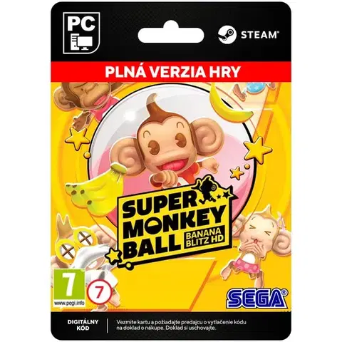 Hry na PC Super Monkey Ball: Banana Blitz HD [Steam]