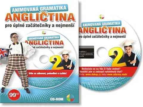 Učebnice pre samoukov Angličtina animovaná gramatika II. - CD