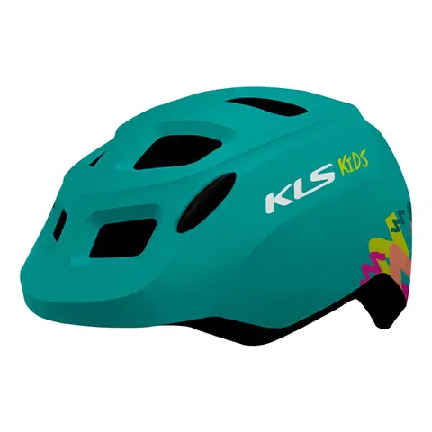 Helmy a prilby na in-line Detská cyklo prilba Kellys Zigzag 022 Turquoise - XS (45-50)
