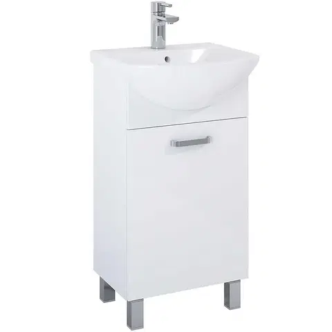 Nábytok do kúpeľne Kúpeľňový set Uno 45 1D white