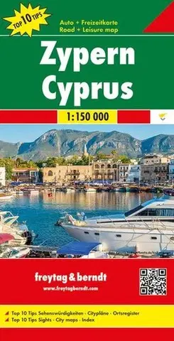 Európa Cyprus - mapa 1:150 000