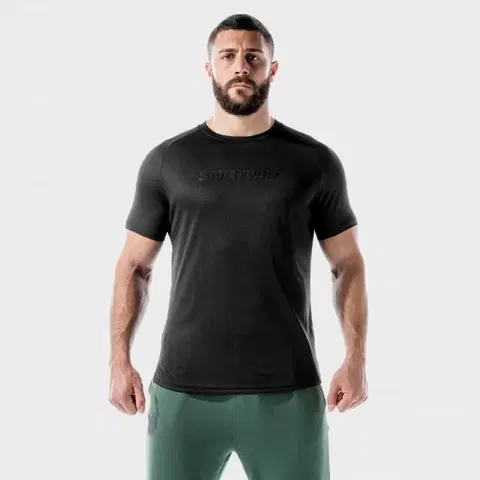 Tričká SQUATWOLF Tričko LAB360º Recycled Mesh Tee čierne  L