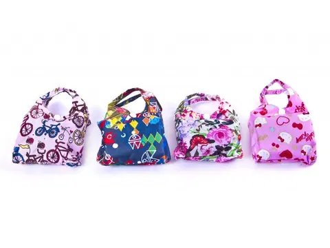 Nákupné tašky a košíky MAKRO - Taška nákupná skladacia rôzne dekory a farby