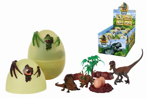 Hračky - figprky zvierat SIMBA - Dino vajcia s príslušenstvom, 3 druhy, DP6, Mix produktov