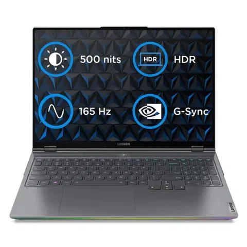 Notebooky Lenovo Legion 7 16ITHg6 Intel i9-11980HK 32 GB 1 TB-SSD, Grey 82K60038CK