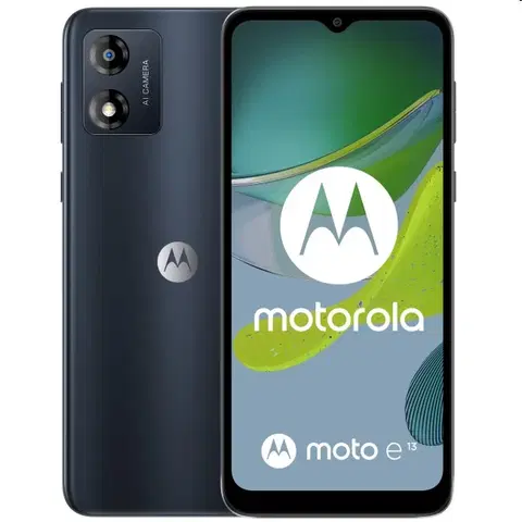 Mobilné telefóny Motorola Moto E13, 8128GB, Cosmic Black