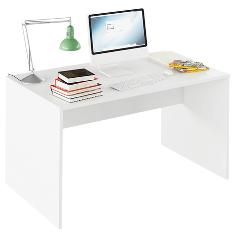 Písacie a pracovné stoly KONDELA Rioma Typ 11 pc stolík biela