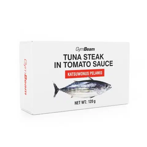 Ryby GymBeam Steak z tuniaka v paradajkovej omáčke 120 g